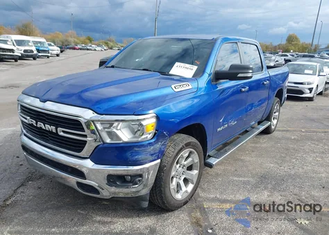 2019 Ram 1500 Big Horn/Lone Star 4X4 5'7 Box z USA, uszkodzony, nr VIN 1C6RRFFG3KN749859